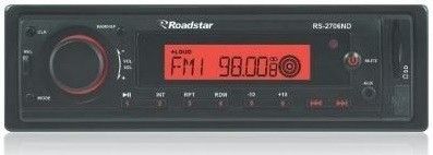 Auto Rádio Roadstar Rs-2706 ND Usb/mp3/ Fm/sd